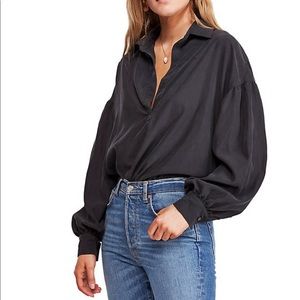 Free People black blouse